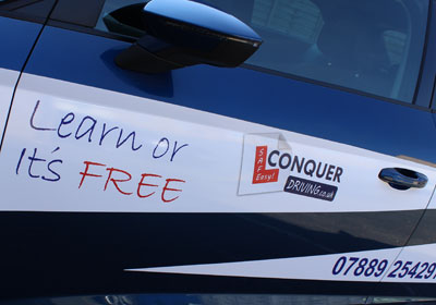 learn or it's free driving lesson car image